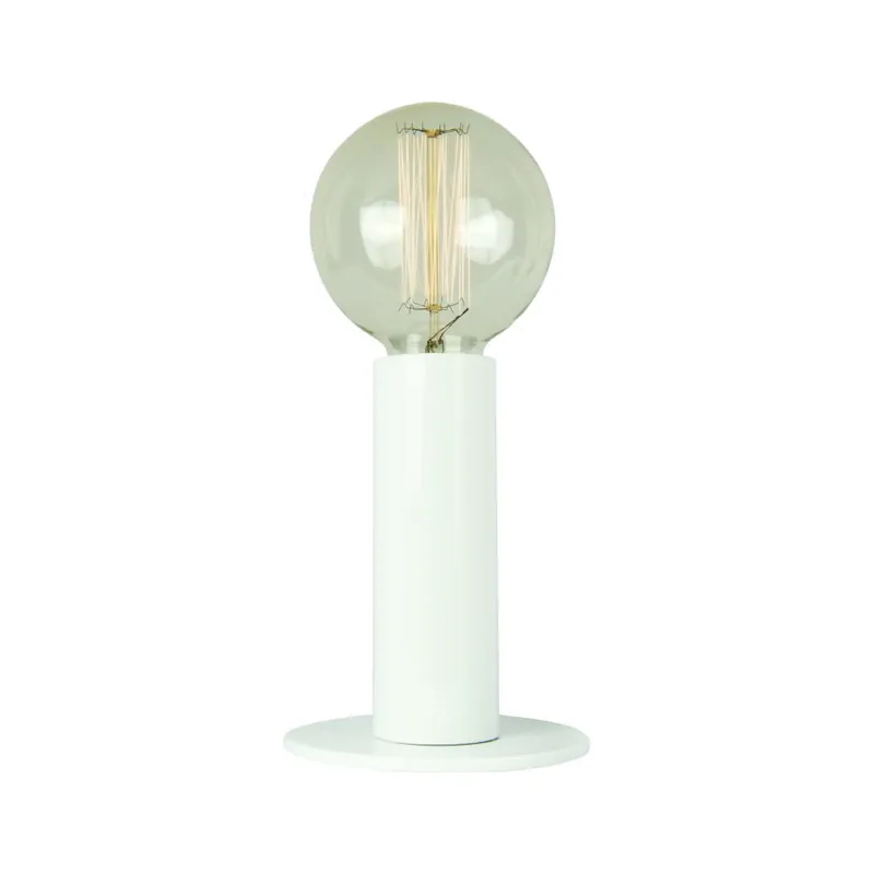 Dostępne od ręki Biała lampa stołowa Fisura Desk Bonami
