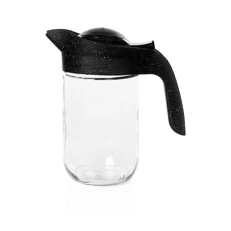 Cena promocyjna Dzbanek na wodę z czarnym dziubkiem Herevin, 600 ml Bonami