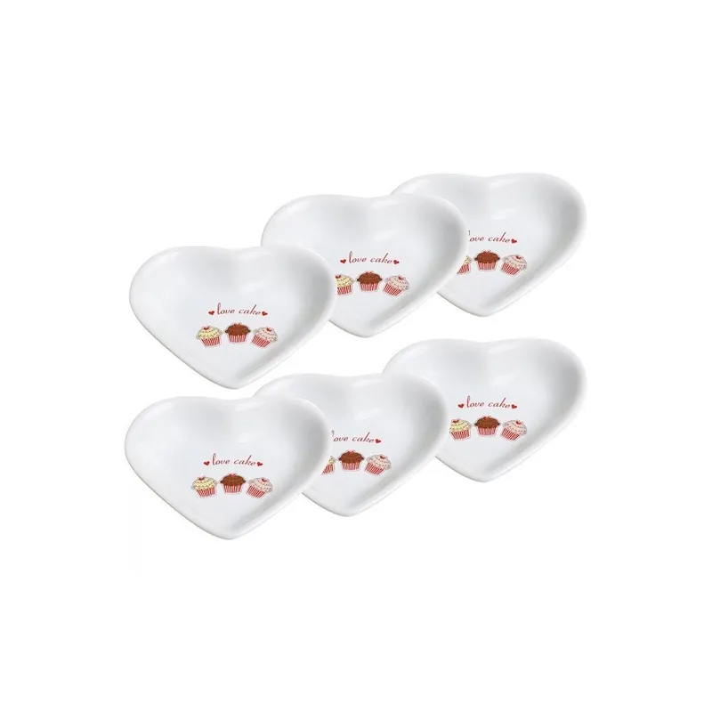 Komplet 6 miseczek ceramicznych na przekąski Keramika Bonami Premium
