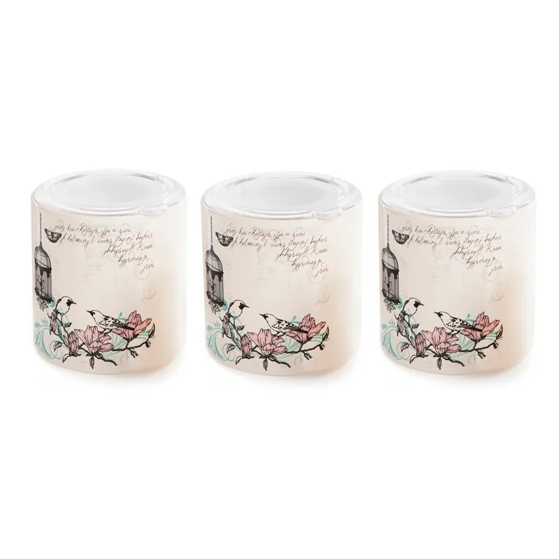 Dostępne od ręki Komplet 3 pojemników ceramicznych Keramika Fairytale Bonami