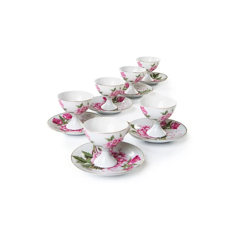 Oferta limitowana Porcelanowy zestaw do podawania kawy Cihan Bilisim Tekstil Bonami