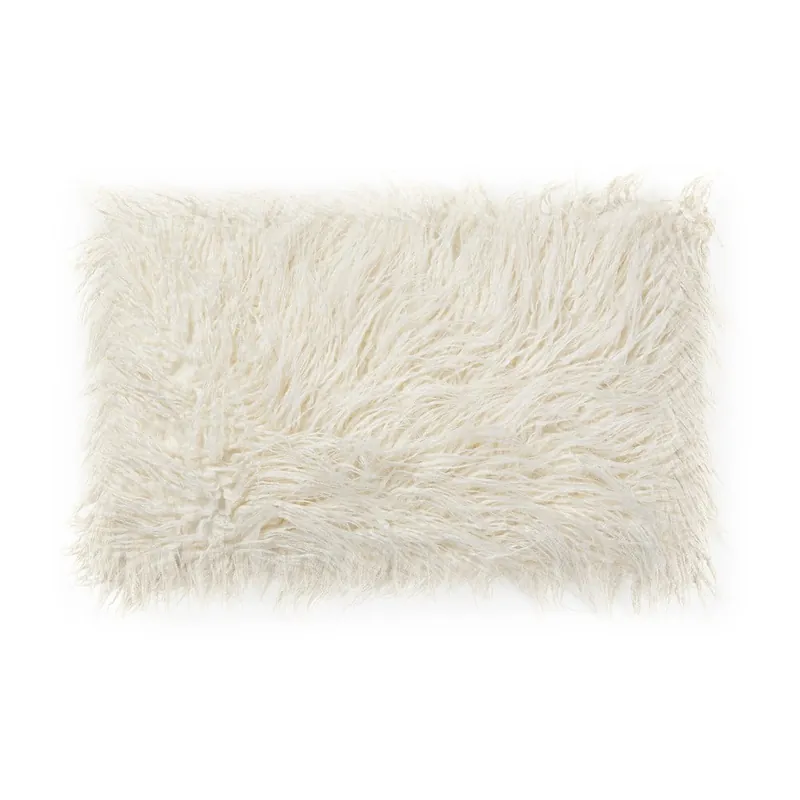 Biała poduszka ze sztucznej skóry La Forma Brock, 40x60 cm Bonami Oferta limitowana
