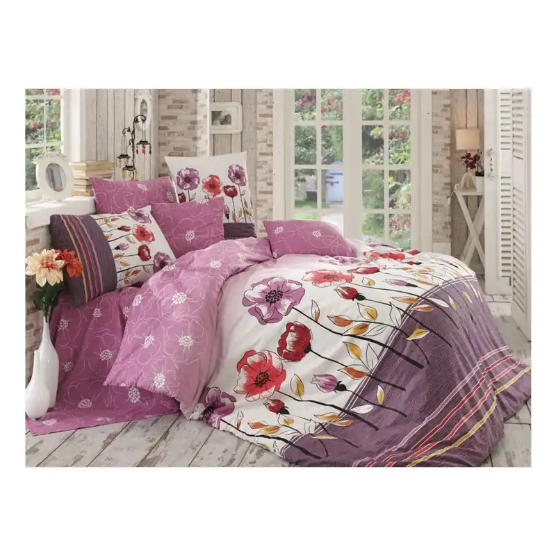 Bawełniana pościel dwuosobowa z prześcieradłem Amanda, 200x220 cm Bonami Oferta czasowa