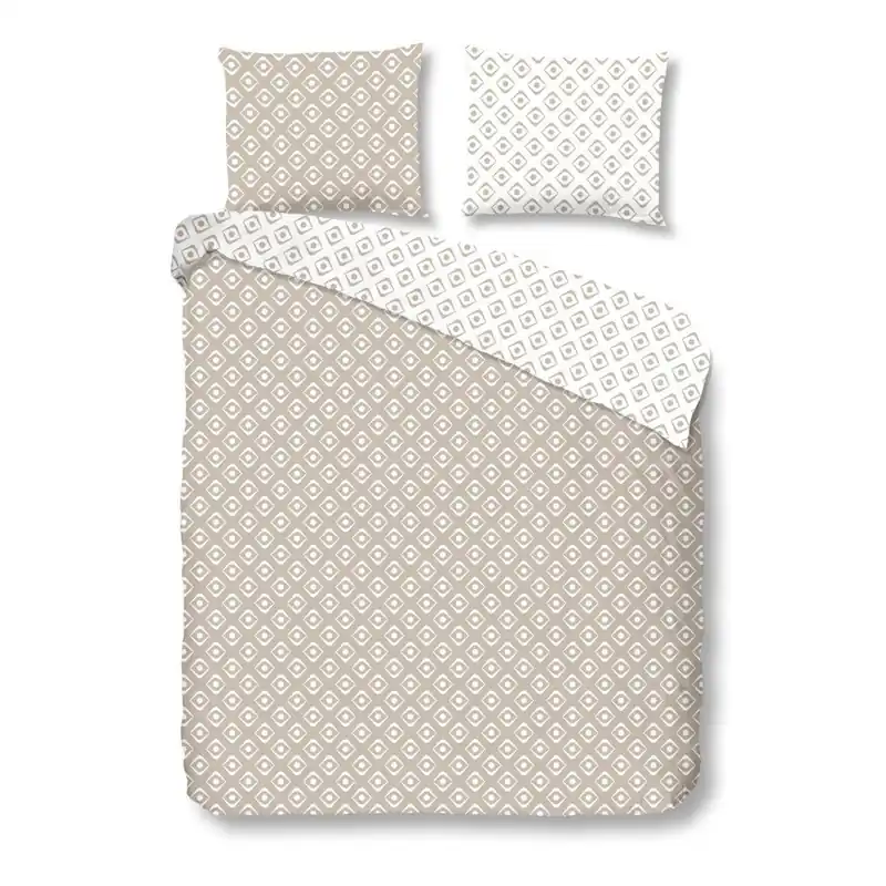 Beżowa pościel bawełniana Müller Textiel Pattern, 140x200 cm Bonami Premium