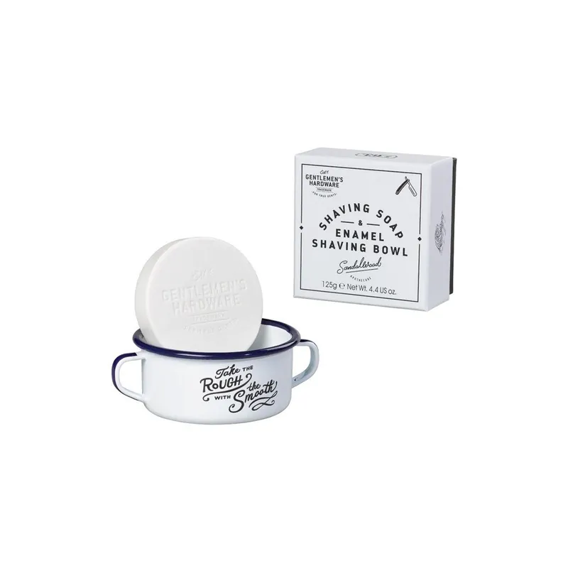 Emaliowana miska z mydłem do golenia Gentlemen‘s Hardware Rough & Smooth Bonami Ekspresowa dostawa