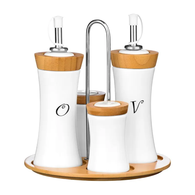 Zestaw na przyprawy, olej i ocet Premier Housewares Condiment, 4 części Bonami Nie przegap