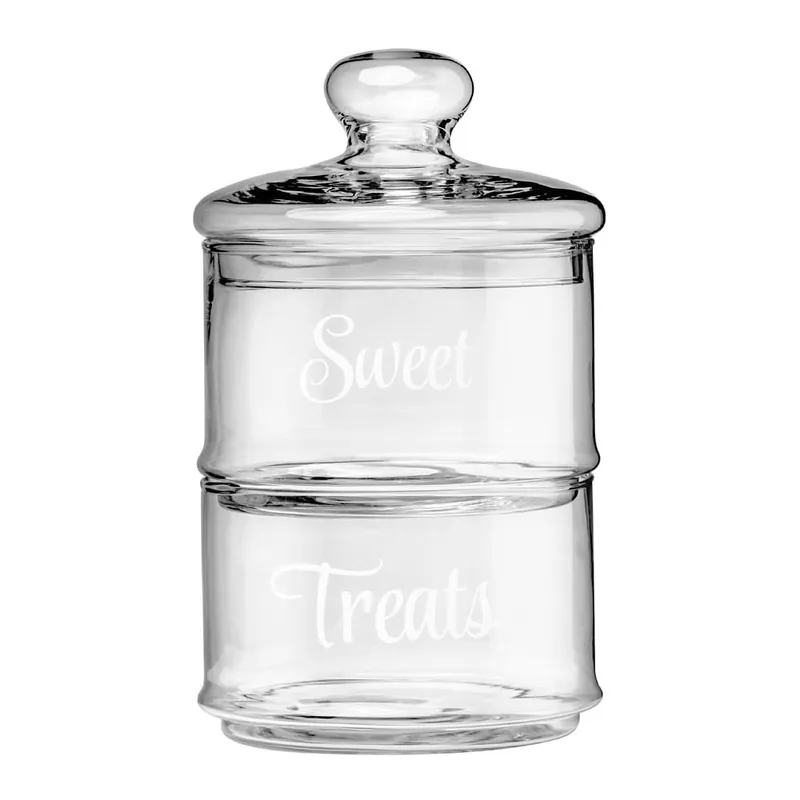Bezpieczne zakupy Zestaw 2 szklanych pojemników Premier Housewares Little Sweet Treats Bonami