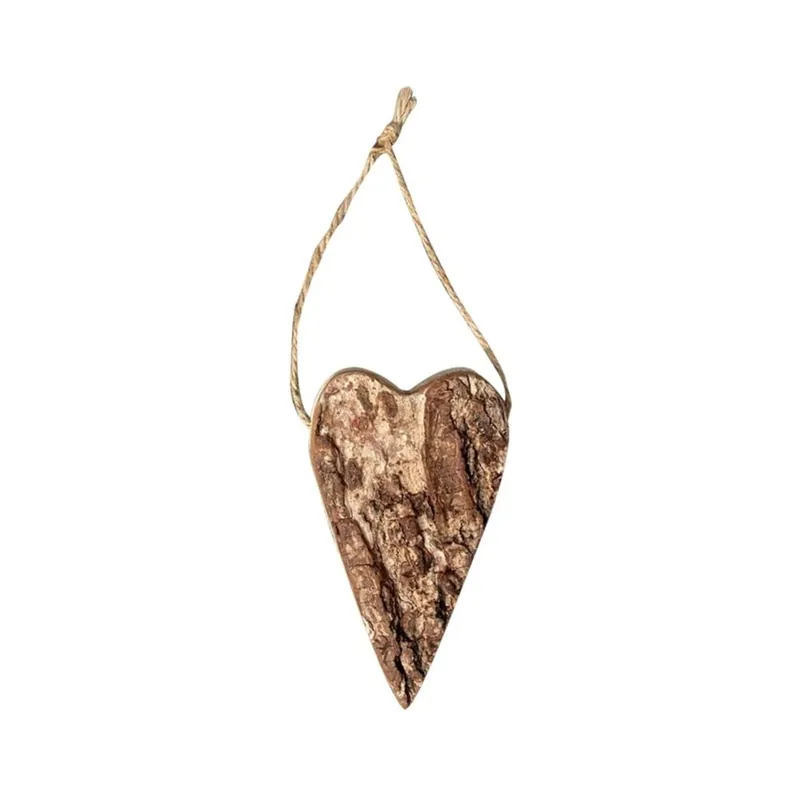 Drewniana dekoracja Dassie Artisan Bark Heart Bonami Wyprzedaż