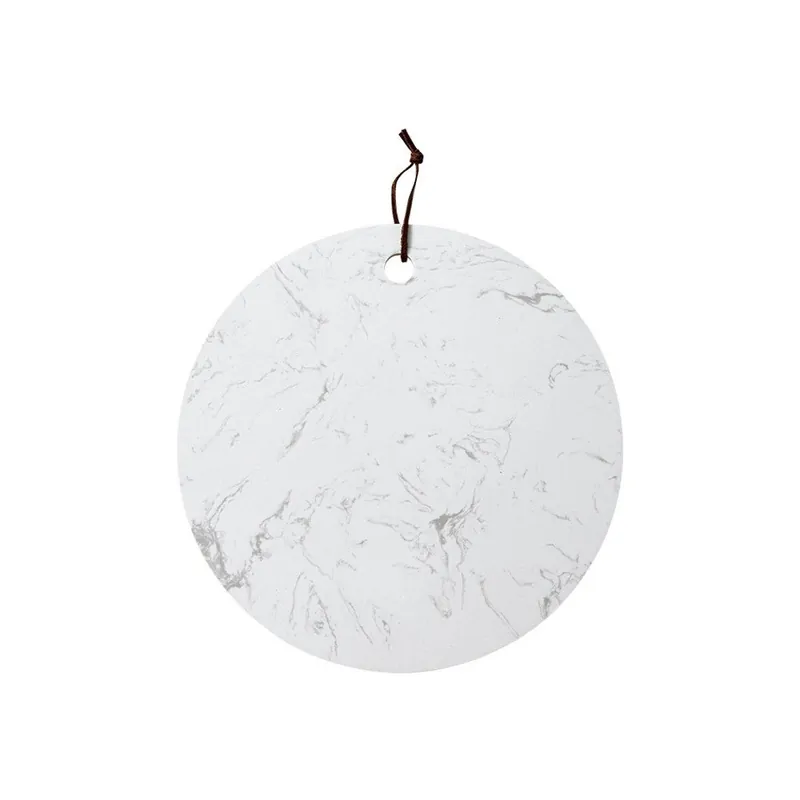 Biała deska do serwowania z kamienia Ladelle, ⌀ 30 cm Bonami Premium