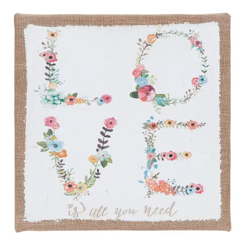 Obraz Clayre & Eef Love, 30 x 30 cm Bonami Tylko do końca tygodnia