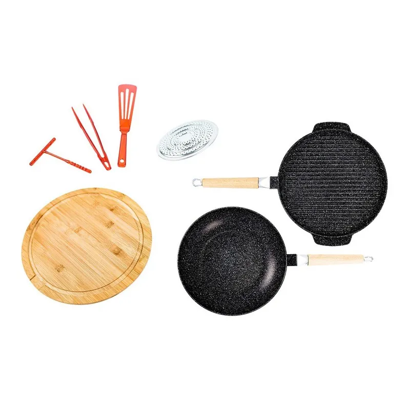 Hit cenowy Komplet 2 patelni z akcesoriami kuchennymi, ⌀ 28 cm Bonami