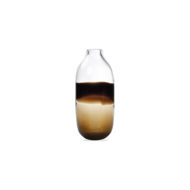 Brązowy wazon Andrea House Twist, 15x34 cm Bonami Taniej