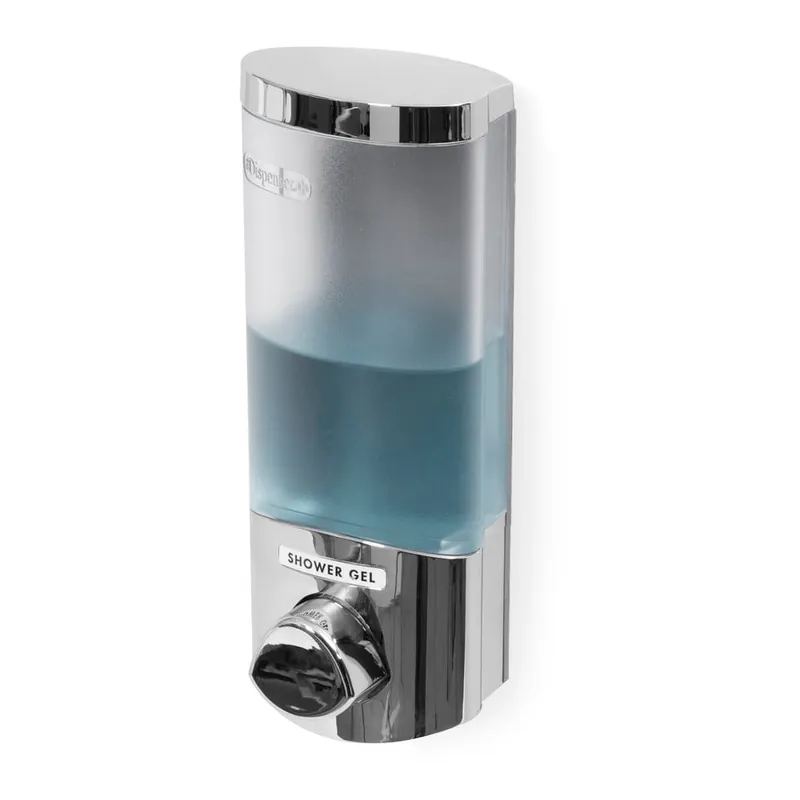 Dozownik do mydła/żelu pod prysznic w srebrnym kolorze Compactor Uno, 360 ml Bonami Kup online