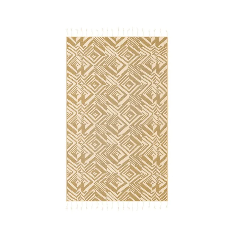 Beżowy ręcznik hammam Begonville Mythic, 180x95 cm Bonami Obniżka ceny