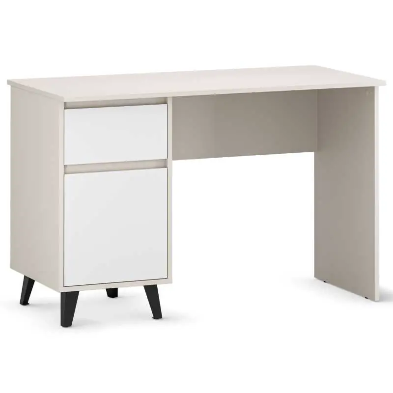 Ekspresowa dostawa Biurko 1D1S/120 BORG kaszmir + biały