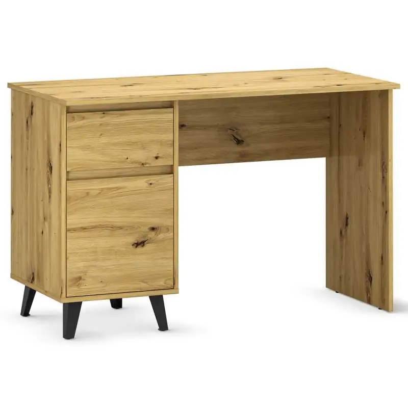 Biurko 1D1S/120 BORG dąb artisan Premium