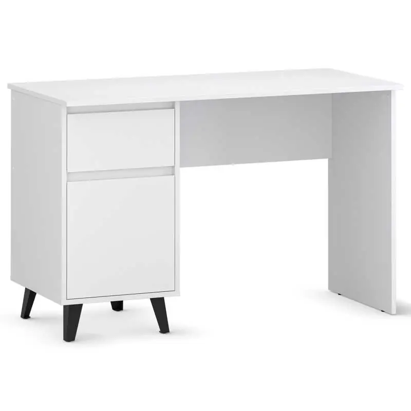 Biurko 1D1S/120 BORG biały Cena promocyjna