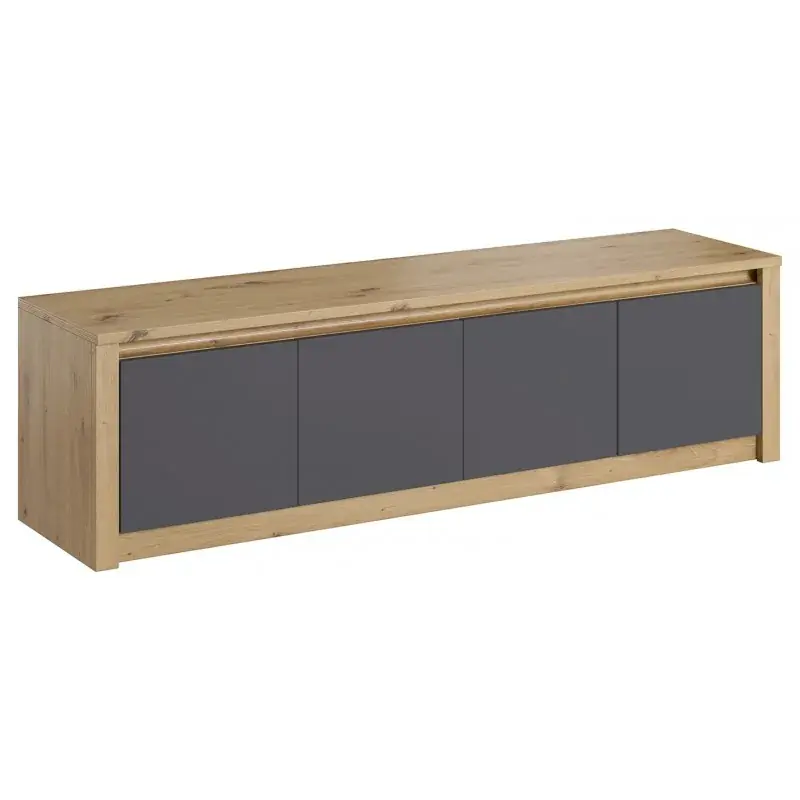 Nie przegap Komoda niska K4D MALTA Dąb Artisan + grey