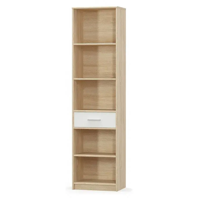 Regał 1S TIPS Dąb Sonoma+Biały Oferta limitowana