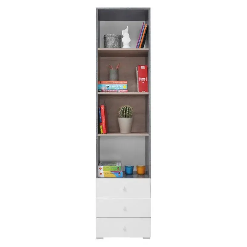Oferta czasowa Regał SIGMA SI7 Beton + Biały Lux + Dąb