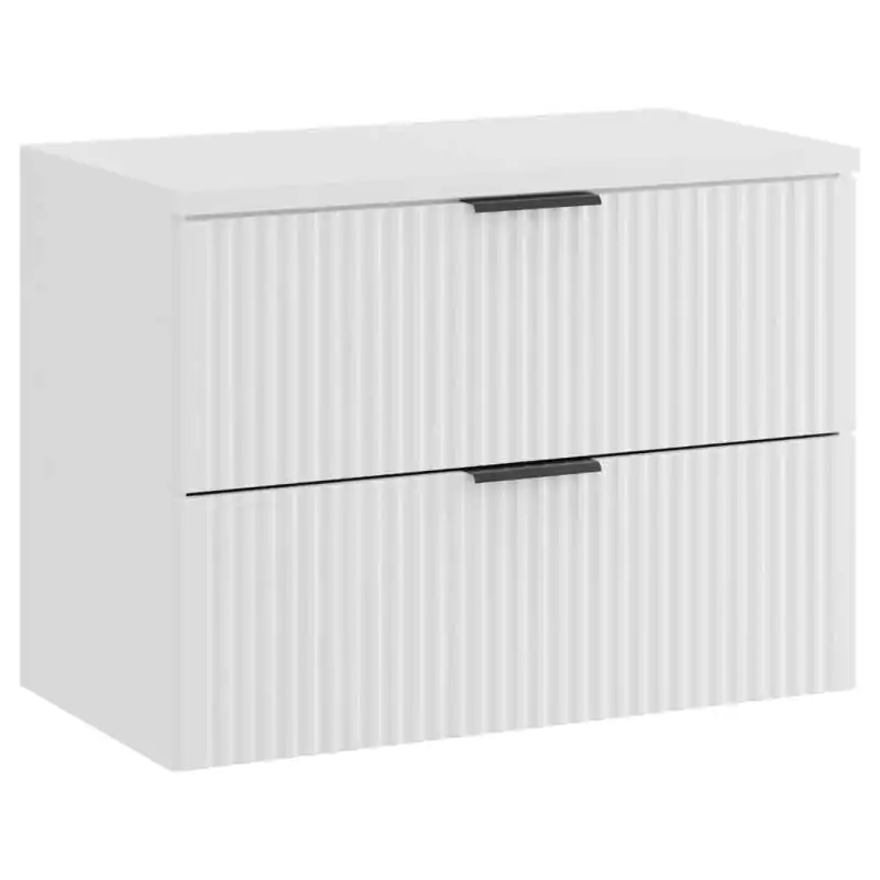 Dostępne od ręki Szafka 80cm z blatem ADEL WHITE