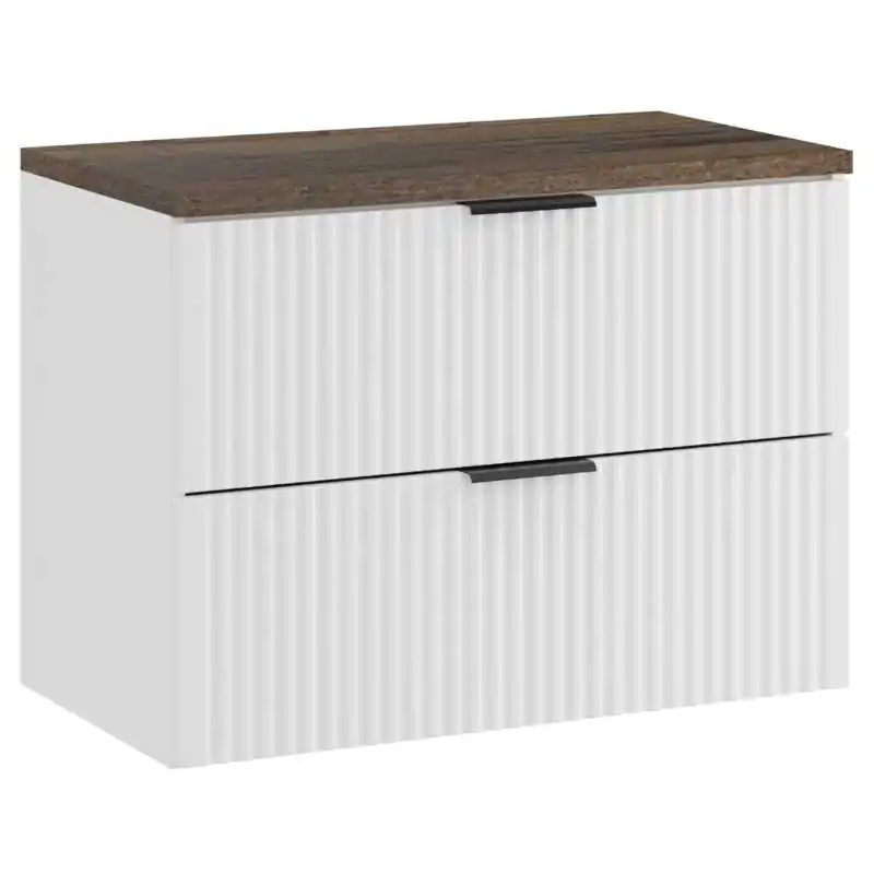 Szafka 80cm z blatem ADEL WHITE Nowy